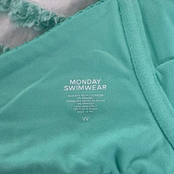 Monday Swimwear Turquoise Top - Picture 3 of 3